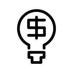 business ideas icon or logo isolated sign symbol vector illustration - high-quality black style vector icons
