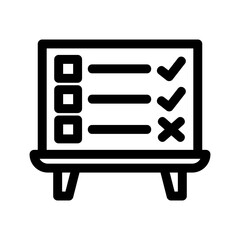 business plan icon or logo isolated sign symbol vector illustration - high-quality black style vector icons
