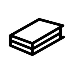 closed book icon or logo isolated sign symbol vector illustration - high-quality black style vector icons
