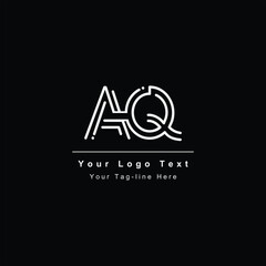 AQ or QA letter logo. Unique attractive creative modern initial AQ QA A Q initial based letter icon logo