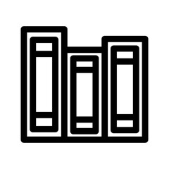 closed book icon or logo isolated sign symbol vector illustration - high-quality black style vector icons
