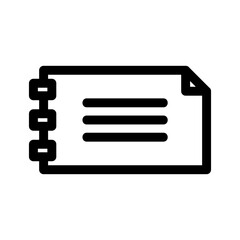 closed book icon or logo isolated sign symbol vector illustration - high-quality black style vector icons
