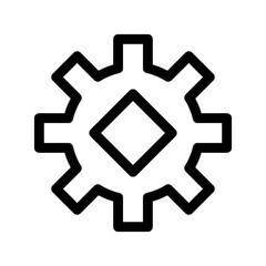 cogs icon or logo isolated sign symbol vector illustration - high quality black style vector icons
