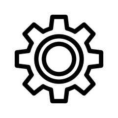 cogs icon or logo isolated sign symbol vector illustration - high quality black style vector icons
