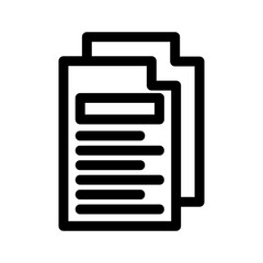 contract icon or logo isolated sign symbol vector illustration - high-quality black style vector icons
