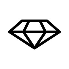 diamond icon or logo isolated sign symbol vector illustration - high quality black style vector icons
