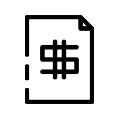 Obraz premium dollar icon or logo isolated sign symbol vector illustration - high quality black style vector icons 