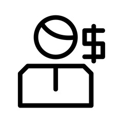 earnings icon or logo isolated sign symbol vector illustration - high quality black style vector icons
