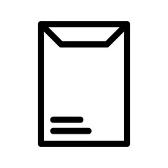 envelope icon or logo isolated sign symbol vector illustration - high quality black style vector icons
