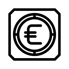 euro icon or logo isolated sign symbol vector illustration - high quality black style vector icons
