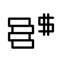 Income icon or logo isolated sign symbol vector illustration - high-quality black style vector icons
