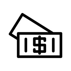 money icon or logo isolated sign symbol vector illustration - high-quality black style vector icons
