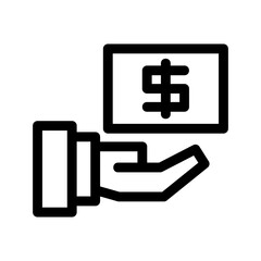 Obraz premium pay icon or logo isolated sign symbol vector illustration - high-quality black style vector icons 