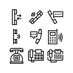 phone call icon or logo isolated sign symbol vector illustration - high quality black style vector icons
