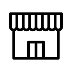 shop icon or logo isolated sign symbol vector illustration - high quality black style vector icons
