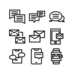 sms icon or logo isolated sign symbol vector illustration - high quality black style vector icons
