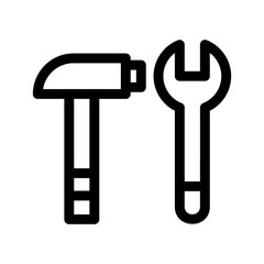 tools icon or logo isolated sign symbol vector illustration - high quality black style vector icons
