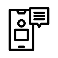 video chat icon or logo isolated sign symbol vector illustration - high-quality black style vector icons
