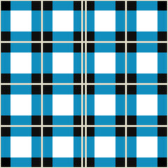 check plaid pattern. Blue color checkered gingham background. 