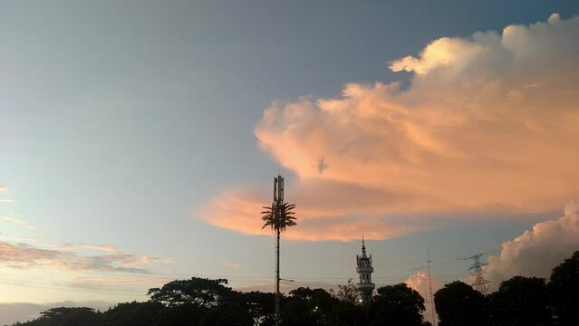 BKT sunset pan down diagonal