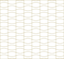 Vector sketch of golden geometrical pattern illustration