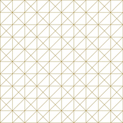Fototapeta premium Vector sketch of golden geometrical pattern illustration