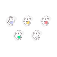 Obraz premium Hand made product icon.