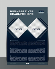 Creative business flyer design template