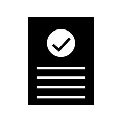 accept icon or logo isolated sign symbol vector illustration - high quality black style vector icons
