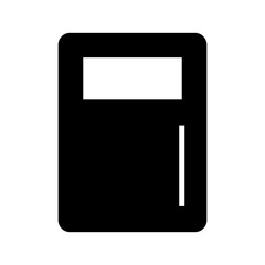 address book icon or logo isolated sign symbol vector illustration - high quality black style vector icons
