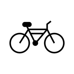 bicycle icon or logo isolated sign symbol vector illustration - high quality black style vector icons
