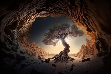 Fantasy Tree in Cave II