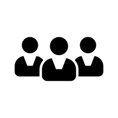 business team icon or logo isolated sign symbol vector illustration - high quality black style vector icons
