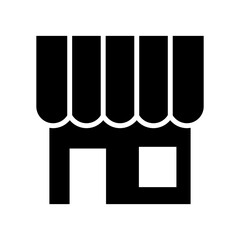 store icon or logo isolated sign symbol vector illustration - high quality black style vector icons
