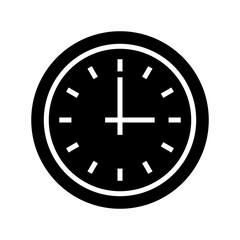 clock icon or logo isolated sign symbol vector illustration - high quality black style vector icons
