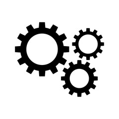 cogs icon or logo isolated sign symbol vector illustration - high quality black style vector icons
