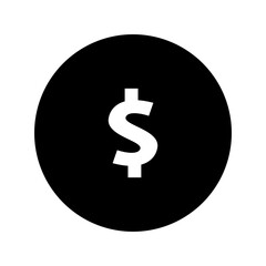 dollar icon or logo isolated sign symbol vector illustration - high quality black style vector icons
