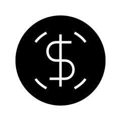 dollar icon or logo isolated sign symbol vector illustration - high quality black style vector icons
