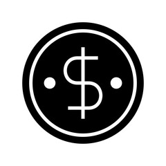 dollar icon or logo isolated sign symbol vector illustration - high quality black style vector icons
