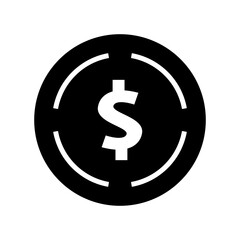 dollar icon or logo isolated sign symbol vector illustration - high quality black style vector icons
