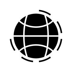 Fototapeta premium global market icon or logo isolated sign symbol vector illustration - high quality black style vector icons 