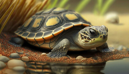 Naklejka premium turtle