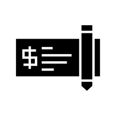 money check icon or logo isolated sign symbol vector illustration - high quality black style vector icons
