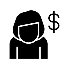 earning icon or logo isolated sign symbol vector illustration - high quality black style vector icons
