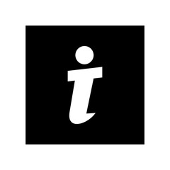 info icon or logo isolated sign symbol vector illustration - high quality black style vector icons
