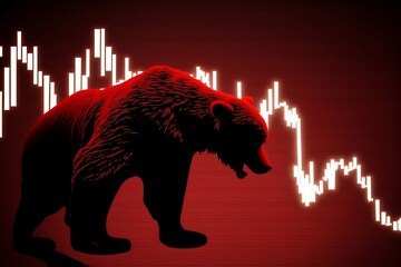 Bearish Downtrend Market going Down