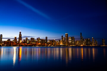 Fototapeta na wymiar chicago skyline