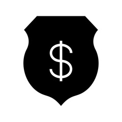 money protection icon or logo isolated sign symbol vector illustration - high quality black style vector icons
