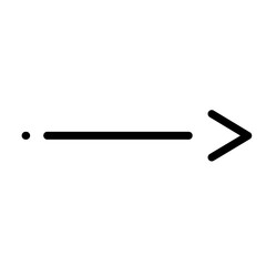 simple arrow icon isolated