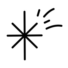 simple star shape symbol element